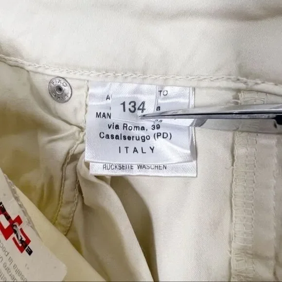 Eddie Penn NWT Girls Size 9-10 Italian Brand Yellow Jeans Wonderland Carisma - Picture 4 of 6